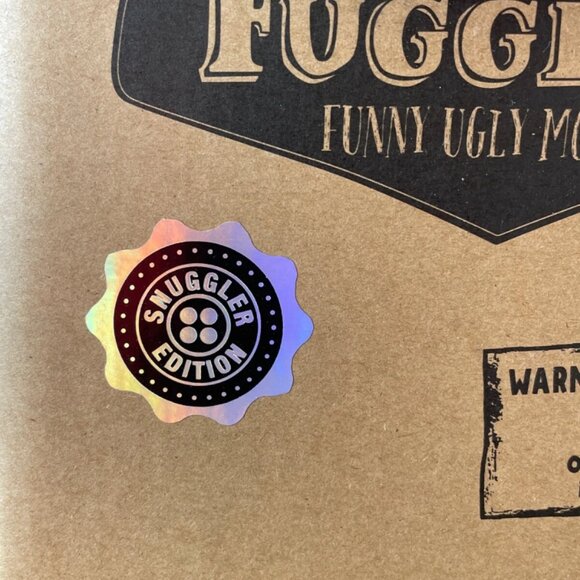 9” Fuggler Funny Ugly Monster Plush Toothy Grey Alien Stuffed Toy Retired Rare - Picture 5 of 5